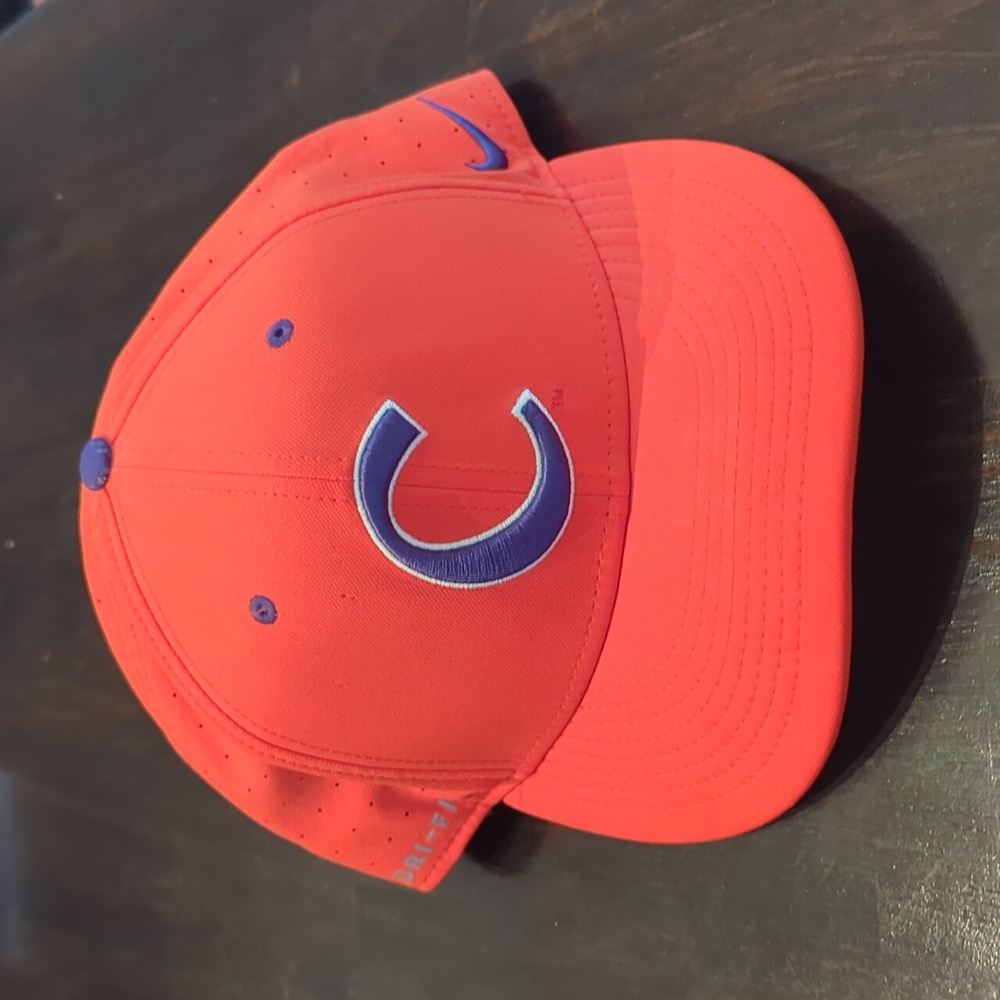 Nike True DriFit Orange Hat Clemson Fitted